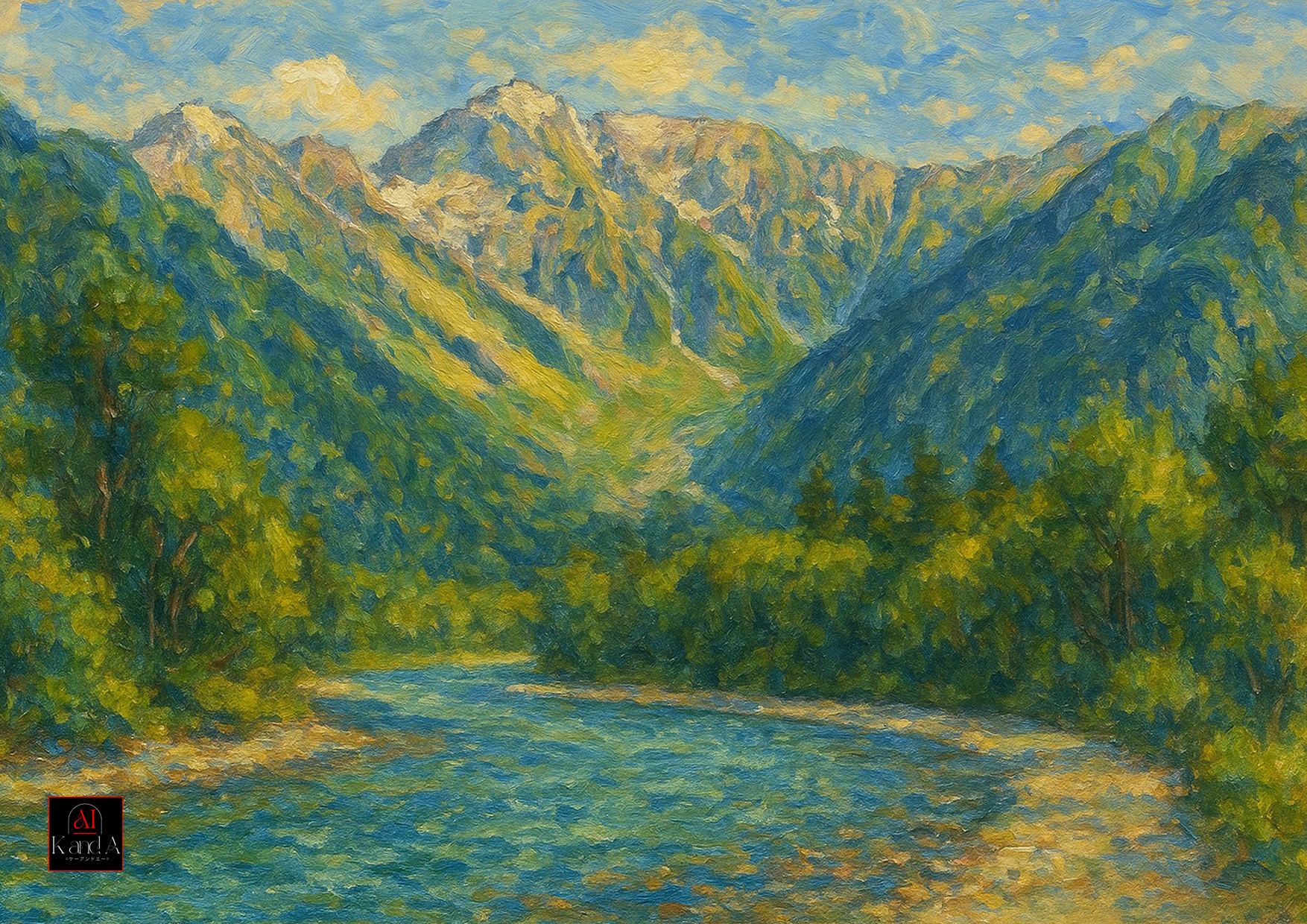 写真を印象派絵画風やイラスト風に。